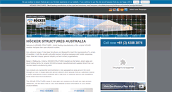 Desktop Screenshot of hocker.com.au