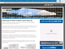 Tablet Screenshot of hocker.com.au