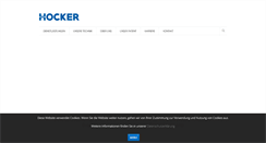 Desktop Screenshot of hocker.de